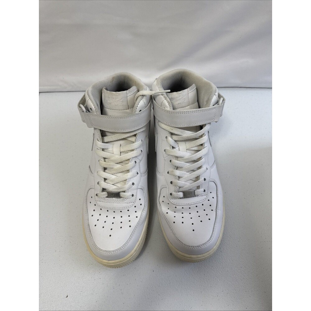 Nike Air Force 1 Mid 07 Men’s 9.5 315123-111 White - Picture 4 of 14